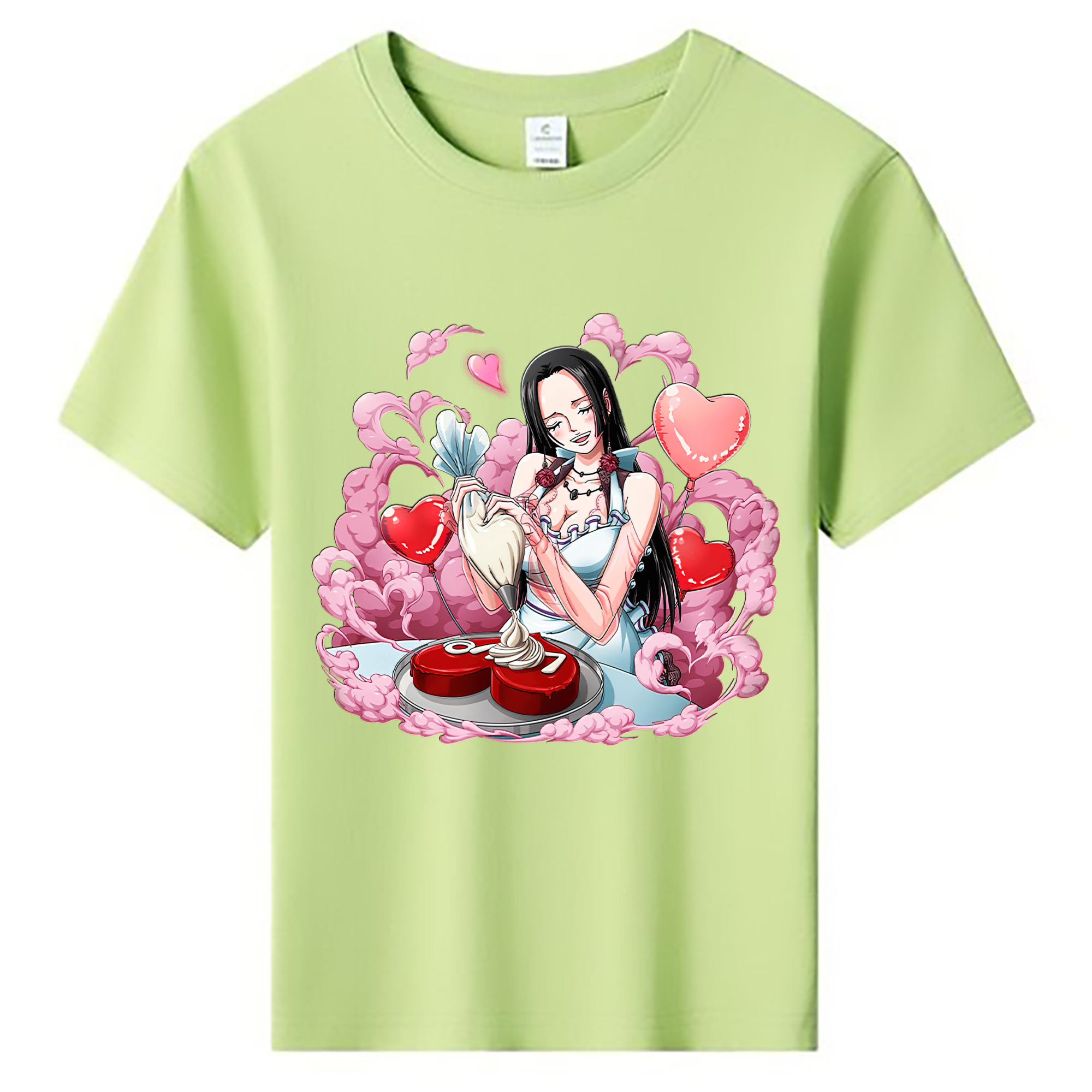ワンピース ボア・ハンコック ONE PIECE Boa·Hancock 綿100％キッズTシャツ（フロントプリント）